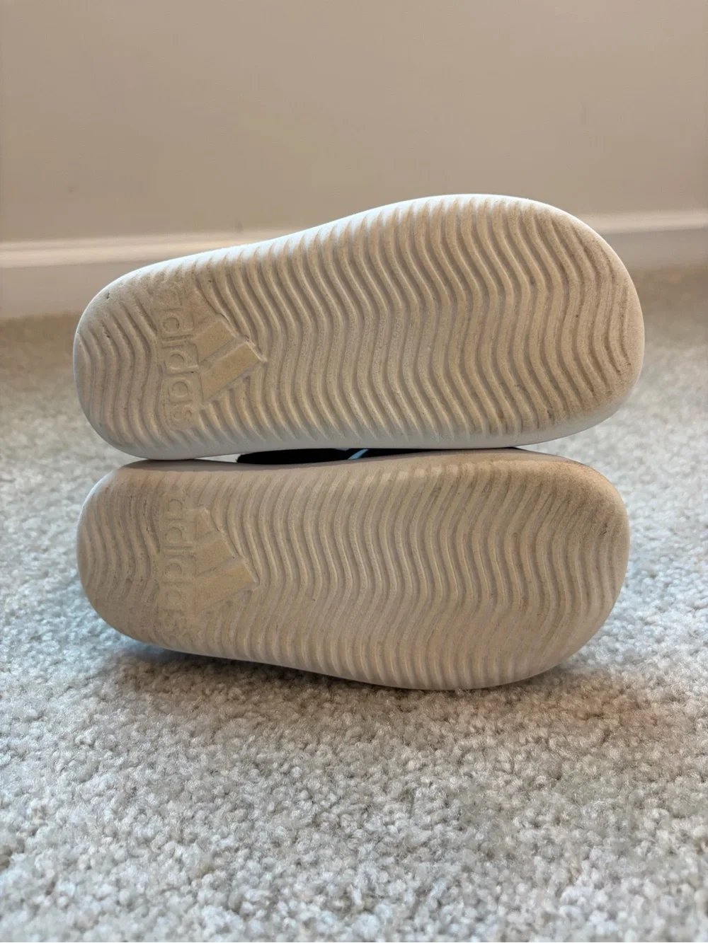 adidas Kids Black and White Sandals / Water Shoes